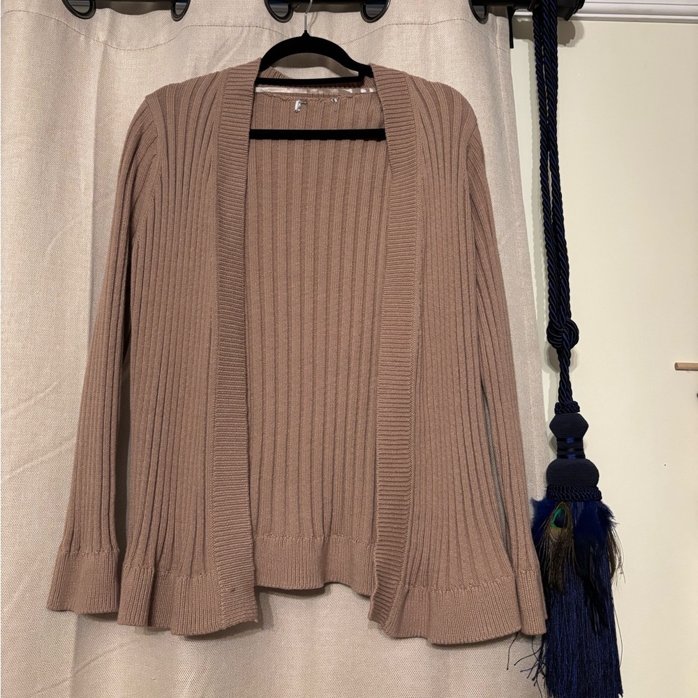 Target Women's Ribbed Cardigan Sweater - Brown - Picture 1 of 1